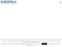 Tablet Screenshot of eurotrol.it